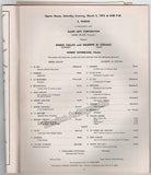 Performance Program Callas-Di Stefano - Recital in Chicago 1974