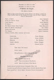 Performance Program Dallas Civic Opera 1959 - Callas in "Lucia di Lammermoor", "Il Barbiere" & "Medea"