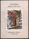 Performance Program "Il Trovatore" La Scala 1952-1953