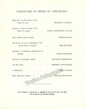 Performance Program "Il Trovatore" Royal Opera House 1953