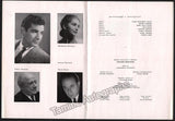 Performance Program "Medea" Teatro La Scala 1953-1954