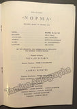 Performance Program "Norma" at Teatro Epidauros, Athens 1960