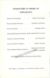 Performance Program "Norma" Royal Opera House 1957