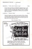 Performance Program Recital Masonic Auditorium Detroit 1958