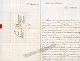 Persiani, Fanny - Autograph Letter Signed 1838