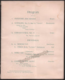 Philadelphia Symphony Society - Lot of 19 Unsigned Programs 1893-1901