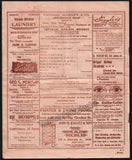 Philadelphia Symphony Society - Lot of 19 Unsigned Programs 1893-1901