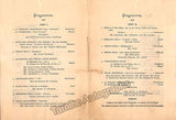 Philadelphia Symphony Society - Lot of 19 Unsigned Programs 1893-1901