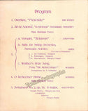 Philadelphia Symphony Society - Lot of 19 Unsigned Programs 1893-1901