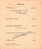 Philadelphia Symphony Society - Lot of 19 Unsigned Programs 1893-1901