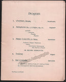 Philadelphia Symphony Society - Lot of 19 Unsigned Programs 1893-1901
