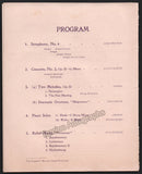 Philadelphia Symphony Society - Lot of 19 Unsigned Programs 1893-1901