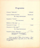 Pianist Playbill Lot - New York 1909-1926