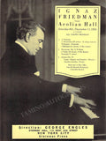 Pianist Playbill Lot - New York 1909-1926