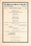 Pianist Program and Playbill Lot New York 1918-1927