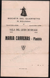 Pianist Program Lot - Bologna 1911-1915