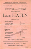 Pianist Program Lot of 7 - 1927-1978