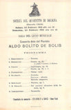 Pianist Program Lot - Rome and Bologna 1913-1919
