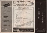 Pianist Programs - Lot of 4 Concert Programs Teatro Colon, Buenos Aires 1949-56