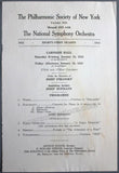 Pianists - Philharmonic Society of New York - Program Clips 1923
