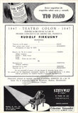 Pianists - Program Lot 1946-1952