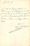 Piccolomini, Marietta - Autograph Letter Signed
