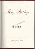 Plisetskaya, Maya - Signed Photo Book "Leda" 1980