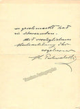 Pochwalski, Kasimir - 2 Autograph Letters Signed 1896