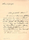 Pochwalski, Kasimir - 2 Autograph Letters Signed 1896