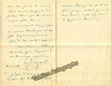 Ponchard, Louis Antoine - Autograph Letter Signed 1856