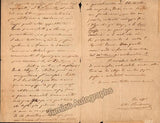 Ponchielli, Amilcare - Autograph Letter Signed 1881