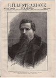 Ponchielli, Amilcare - L'Illustrazione Italiana Announcing his Passing 1886