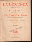 Ponchielli, Amilcare - Signed La Gioconda First Edition 1881