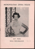 Pons, Lily - Lot of 9 Unsigned Photos + 2 gala programs