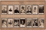 Potin, Felix - Artistes Lyriques et Dramatiques - Collection of 158 Mini-Photographs