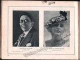 Prague National Theater 1929 Calendar with 60+ Signatures