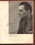 Prague National Theater 1940 Yearbook with 80+ Signatures