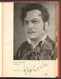 Prague National Theater 1940 Yearbook with 80+ Signatures