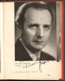 Prague National Theater 1940 Yearbook with 80+ Signatures