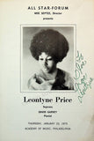 Price, Leontyne - Autograph Lot