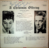 Price, Leontyne - Signed LP Record
