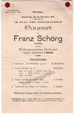 Programs Berlin 1898-1899 - Violinists
