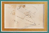 Puccini, Giacomo - Signed Autograph Music Quote