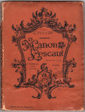 Puccini, Giacomo - Signed First Edition Manon Lescaut Score 1893