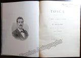 Puccini, Giacomo - Tosca - Vocal and Piano Score 1899
