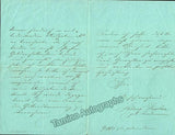 Reicher-Kindermann, Hedwig - Autograph Letter Signed From First Bayreuth Season 1876