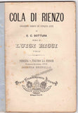Ricci, Luigi - Cola Di Rienzo World Premiere Program 1880