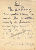 Richepin, Tiarko - 2 Autograph Notes Signed