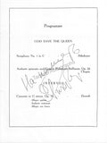 Richter, Sviatoslav - Signed Program London 1961