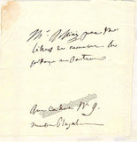 Rossini, Gioachino - Autograph Note Signed